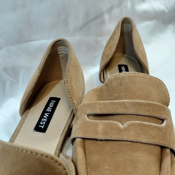 Nine West Women's Gorel Flat Leather Loafer - Picture 3 of 7